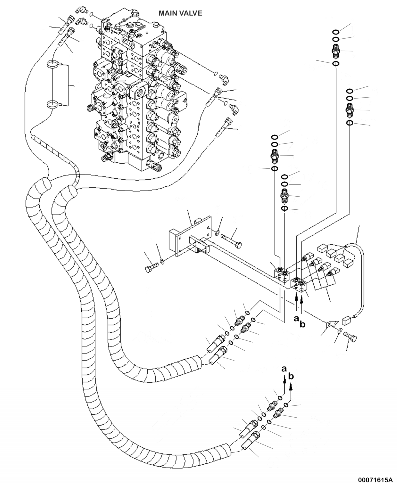 Шланг в сборе 207-62-73720 KOMATSU