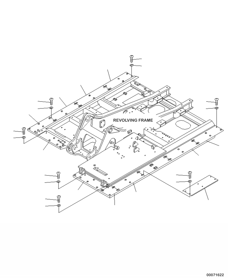 PLATE,NON SKID 207-54-A3140 KOMATSU