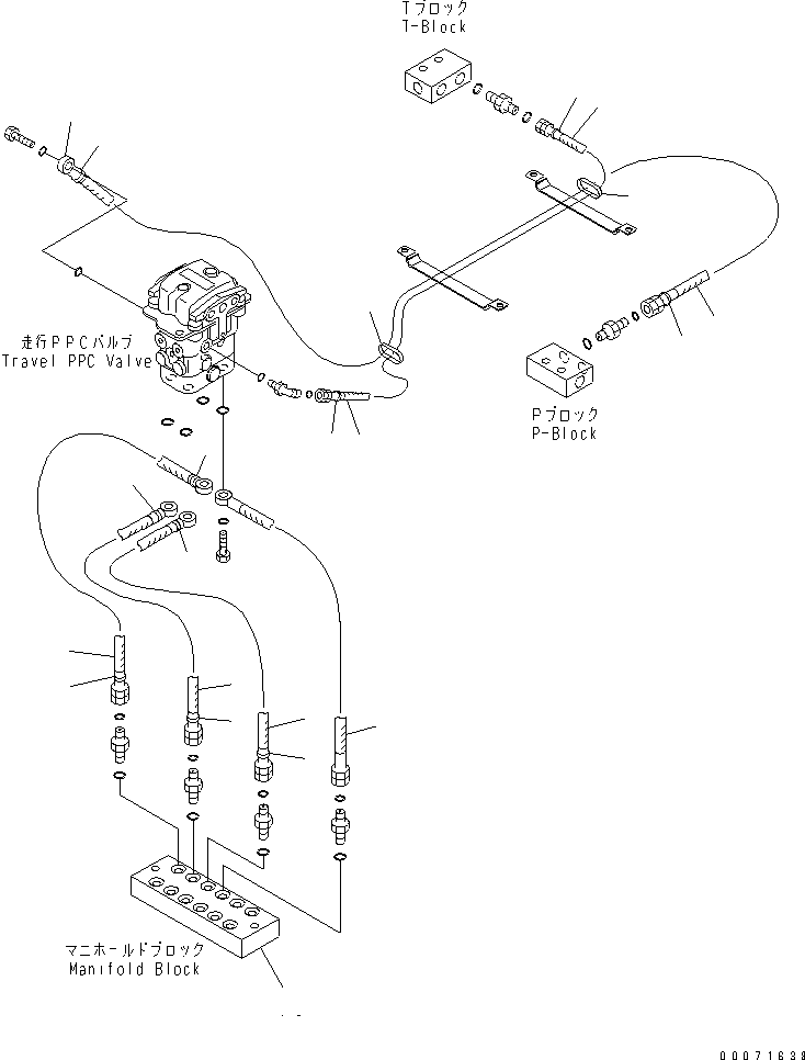 HOSE, 2500 MM 207-62-A1320 KOMATSU