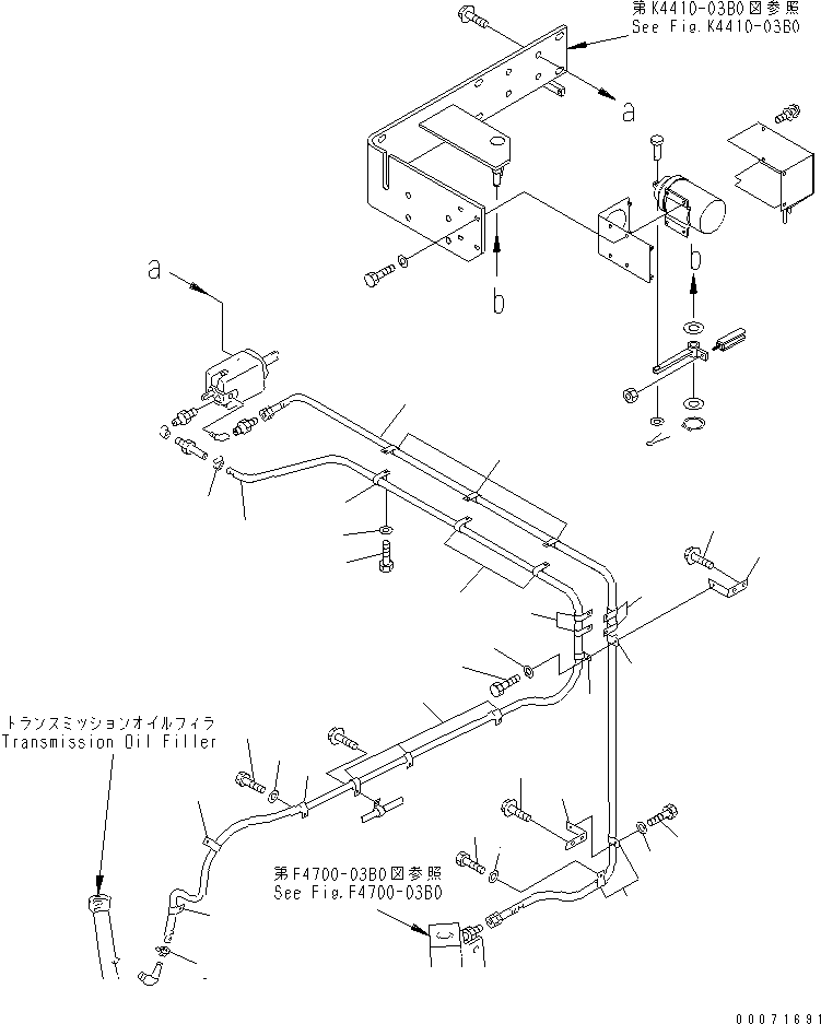 Шланг 07261-01448 KOMATSU