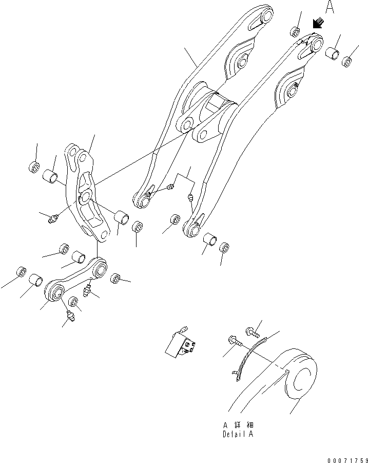 Стрела в сборе 427-850-2103 KOMATSU