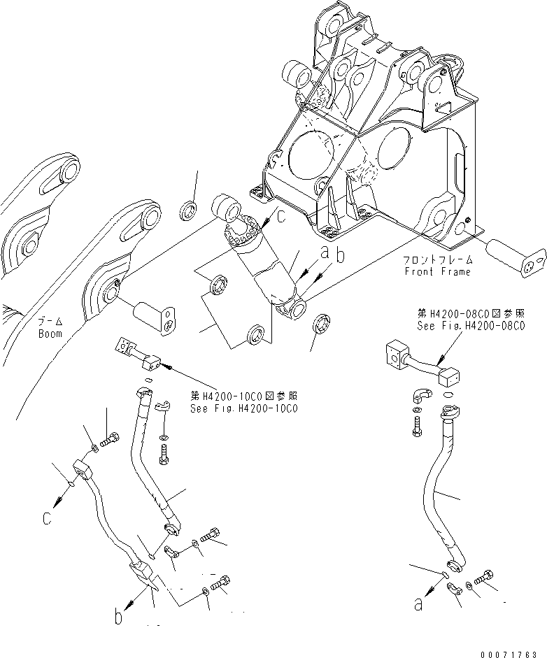 CYLINDER ASS'Y,LIFT (707-01-07580) KOMATSU