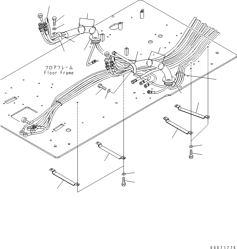 HOSE¤ 1600MM,(SEE FIG.K1110-19A0) (20Y-62-42210) KOMATSU