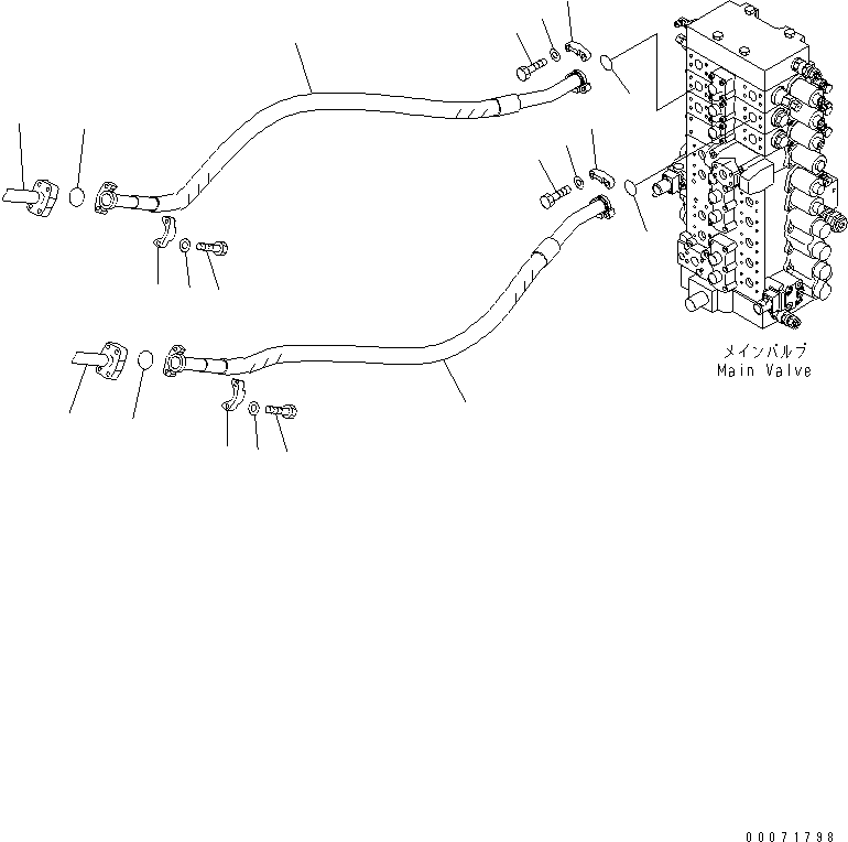 Трубка (207-966-KG90) KOMATSU