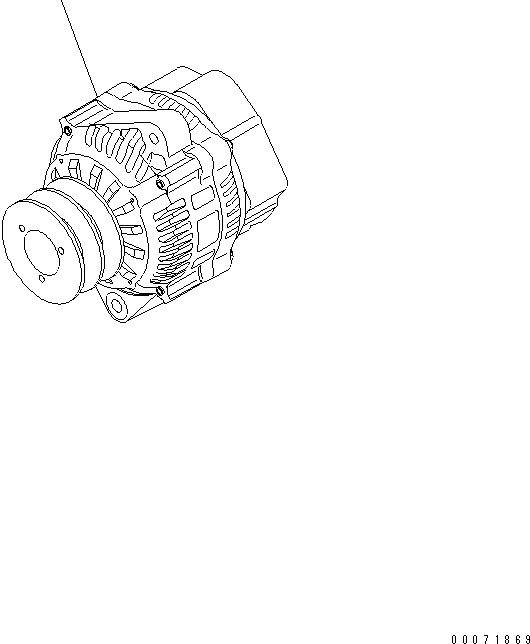 ALTERNATOR A. (35A),(SEE FIG.A6010-B0S5) (600-861-3620) KOMATSU