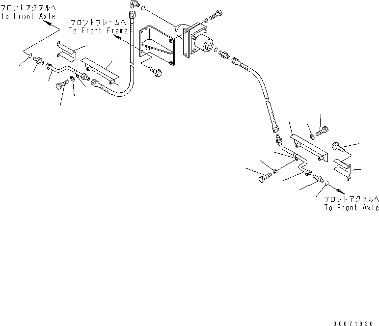 Трубка 427-35-11733 KOMATSU