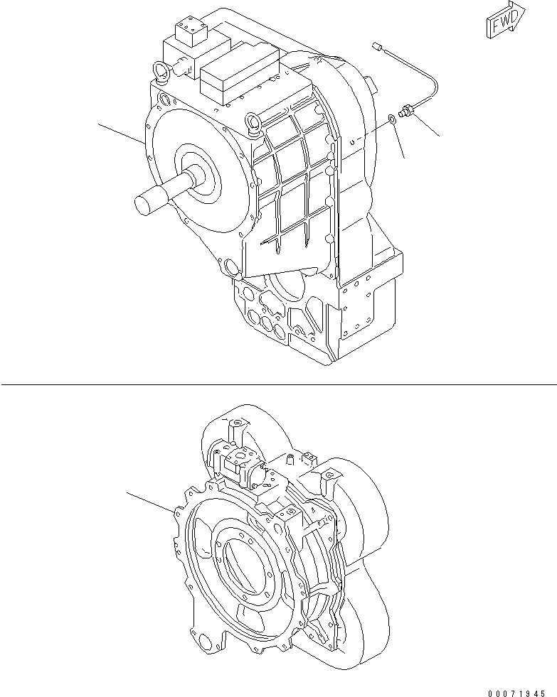 Гидротрансформатор в сборе \0\711-56-31004 KOMATSU