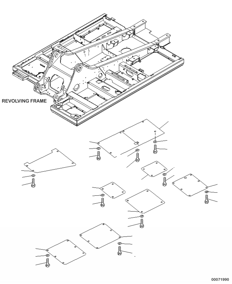 UNDER COVER 207-54-A3260 KOMATSU