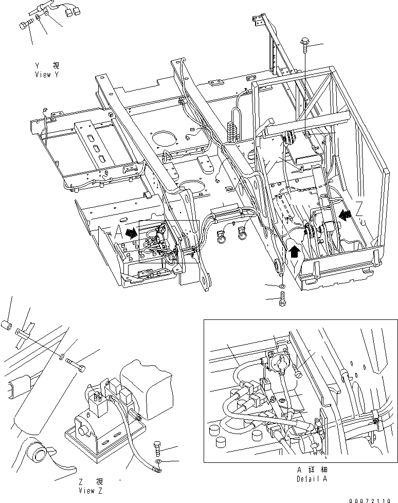 Кабель 08028-CH325 KOMATSU
