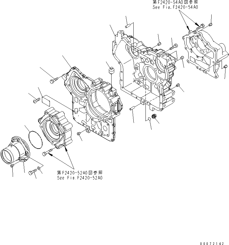TRANSFER ASS'Y 417-17-31002 KOMATSU
