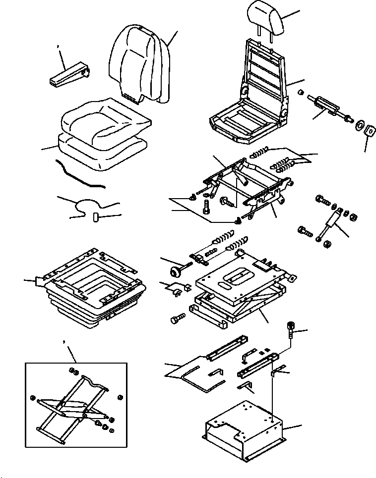 KIT, BACK FOAM BS160430 KOMATSU