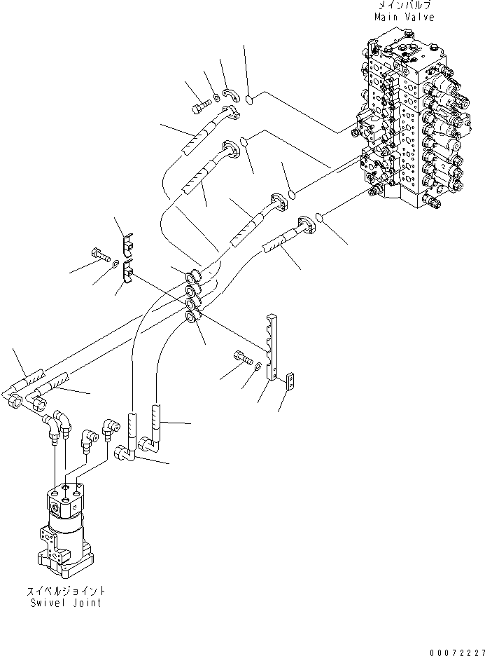 Шланг 206-62-A1730 KOMATSU