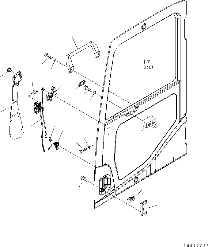DOOR CATCH 207-54-A3940 KOMATSU