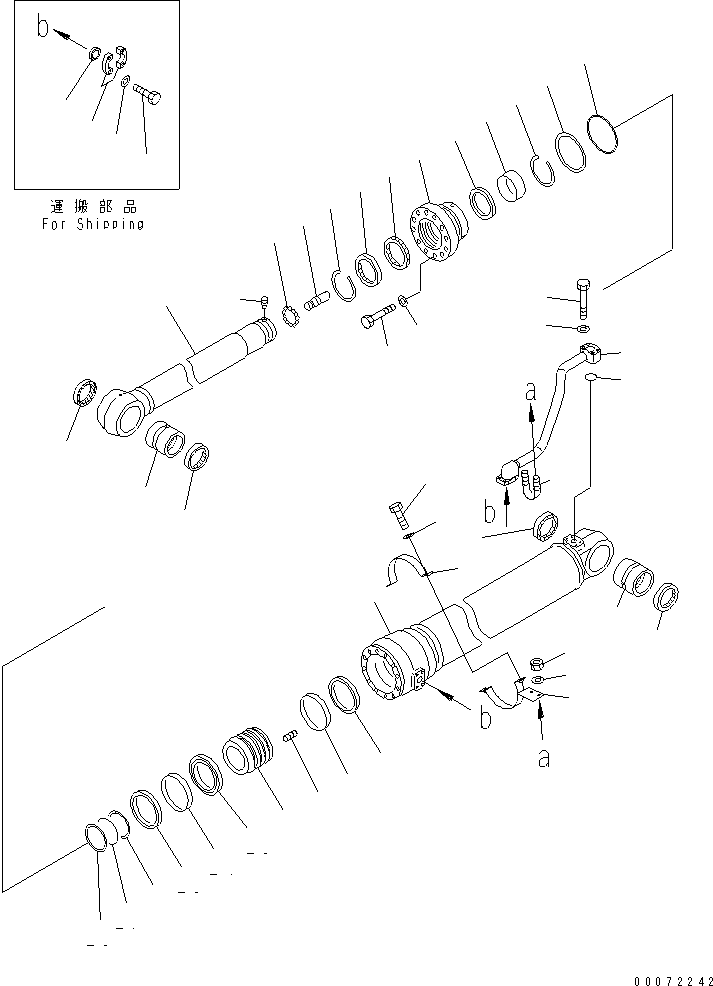 Трубка 21M-46-14530 KOMATSU
