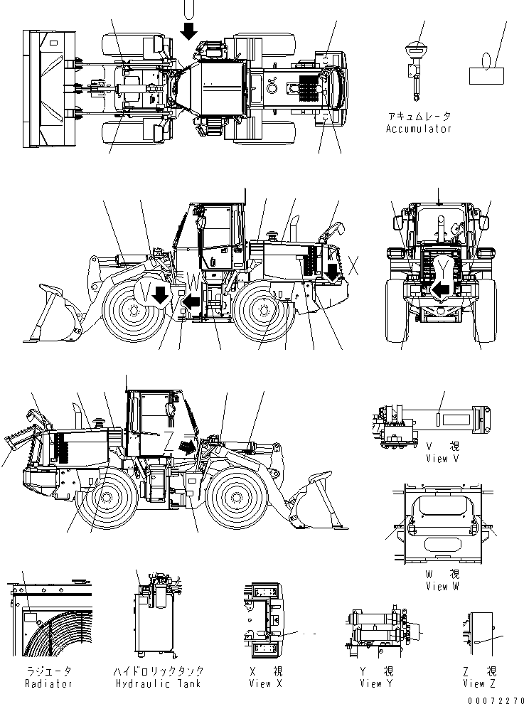 Табличка смазки 419-V00-4120 KOMATSU