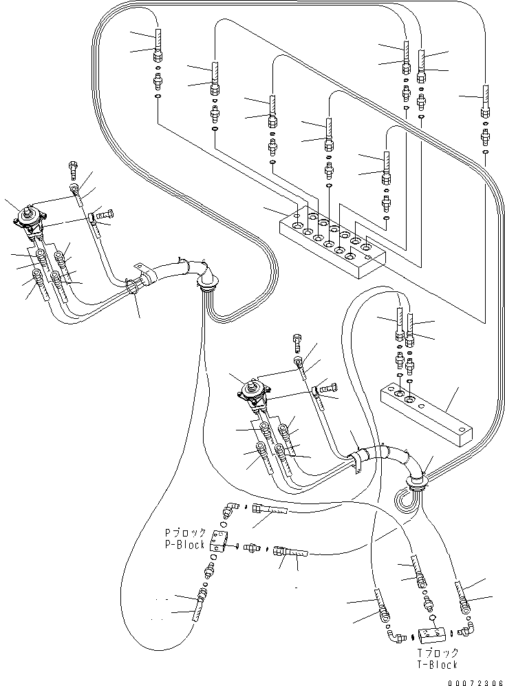 BLOCK,(SEE FIG. K1110-19D0) (207-62-A2010) KOMATSU
