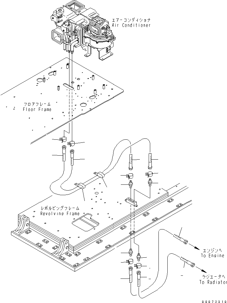 Шланг 206-977-A210 KOMATSU