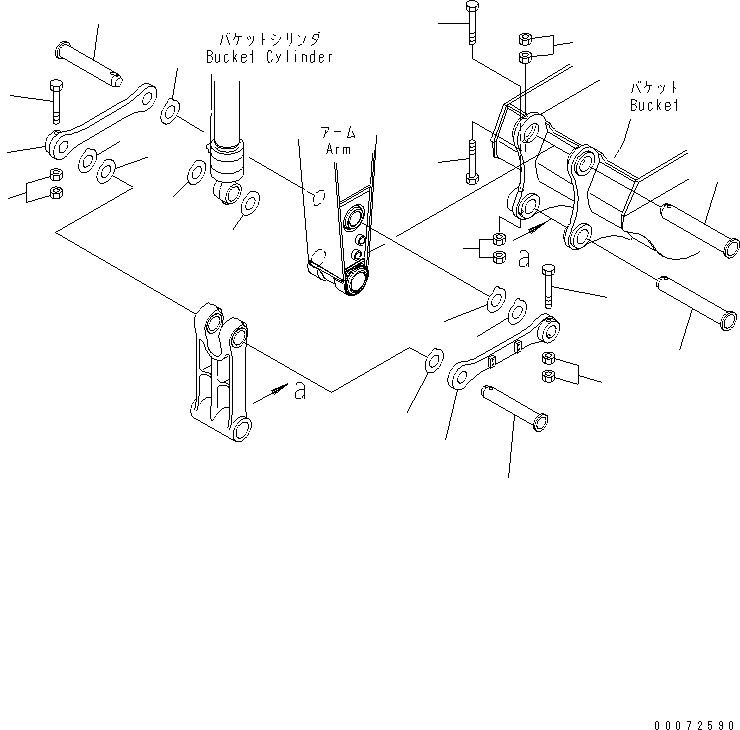Распорка 2.0мм 22U-70-13230 KOMATSU