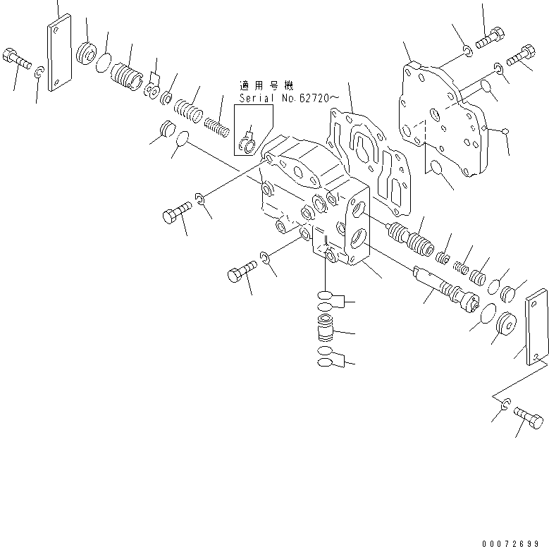 Трансмиссия в сборе (104-15-32032) KOMATSU