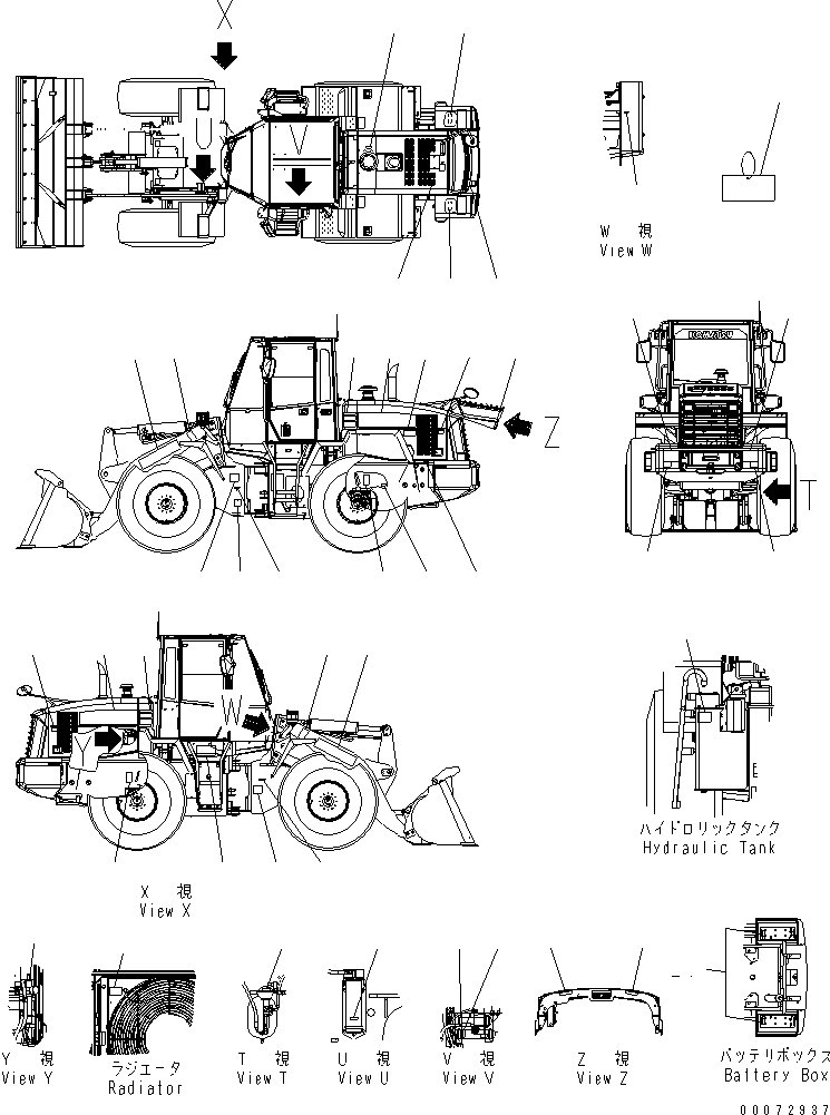 Табличка смазки 417-93-42132 KOMATSU