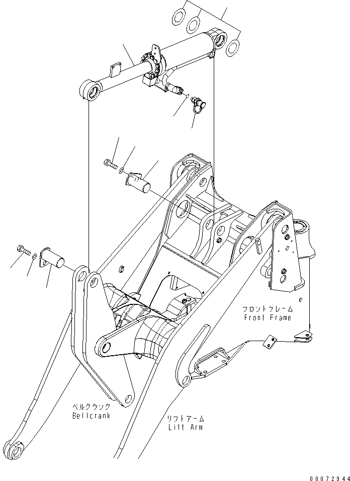 CYLINDER ASS'Y,SEE FIG. Y1620-11A0 (707-01-XM331) KOMATSU