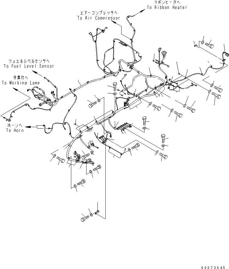 Жгут проводов 209-06-41490 KOMATSU
