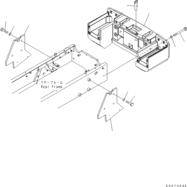 COUNTERWEIGHT 417-T80-4961 KOMATSU