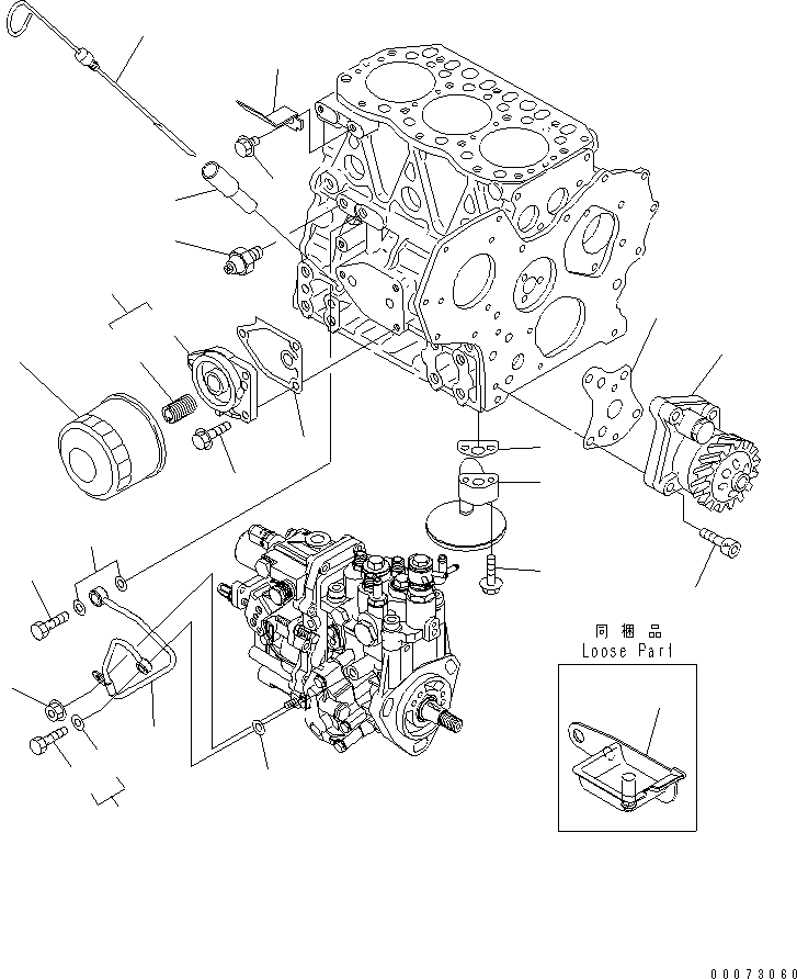 Указатель YM119940-34801 KOMATSU