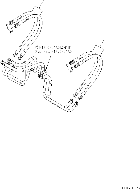 Шланг 417-T90-4513 KOMATSU