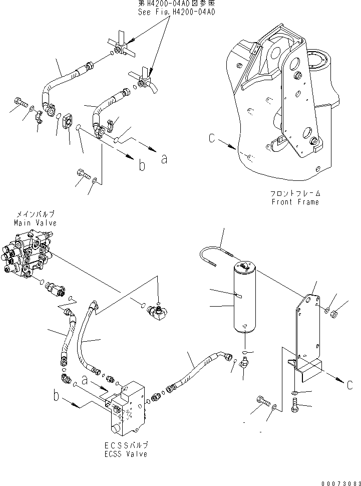 Шланг с торцевым уплотнением 02754-005A5 KOMATSU