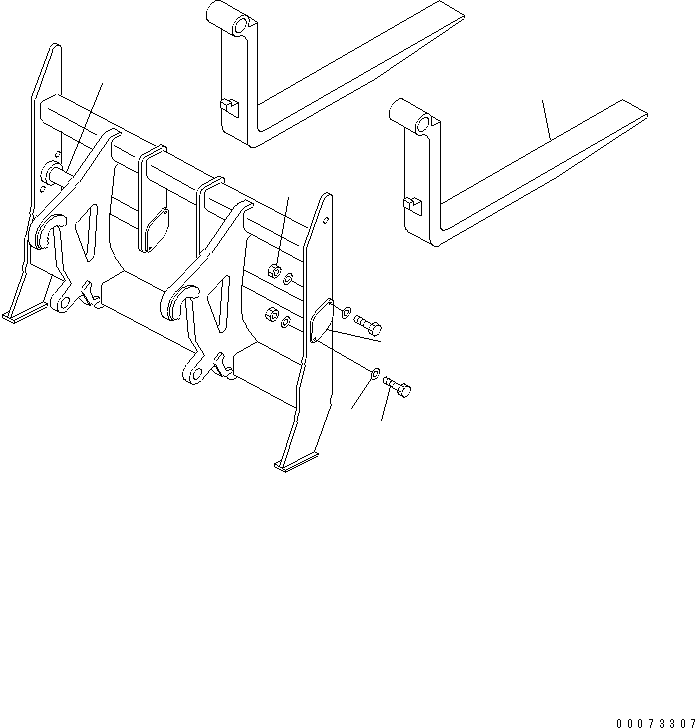 ROUND BAR 417-U77-A730 KOMATSU