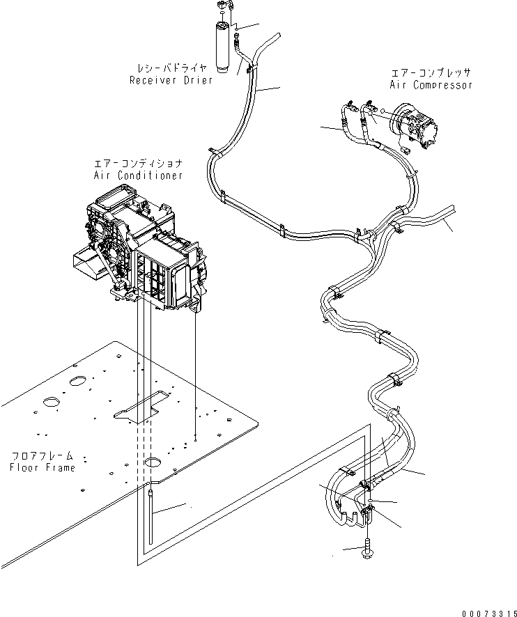 HOSE ASS'Y,(SEE FIG. K1110-35A0) (208-979-7431) KOMATSU