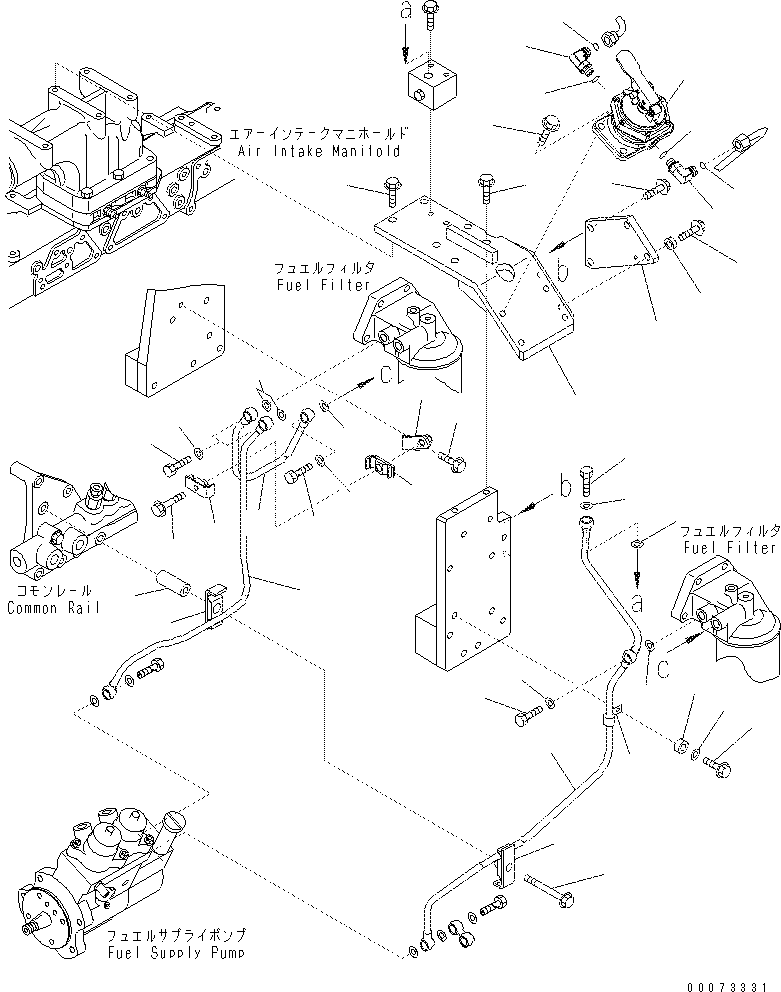 Трубка 6156-71-6840 KOMATSU