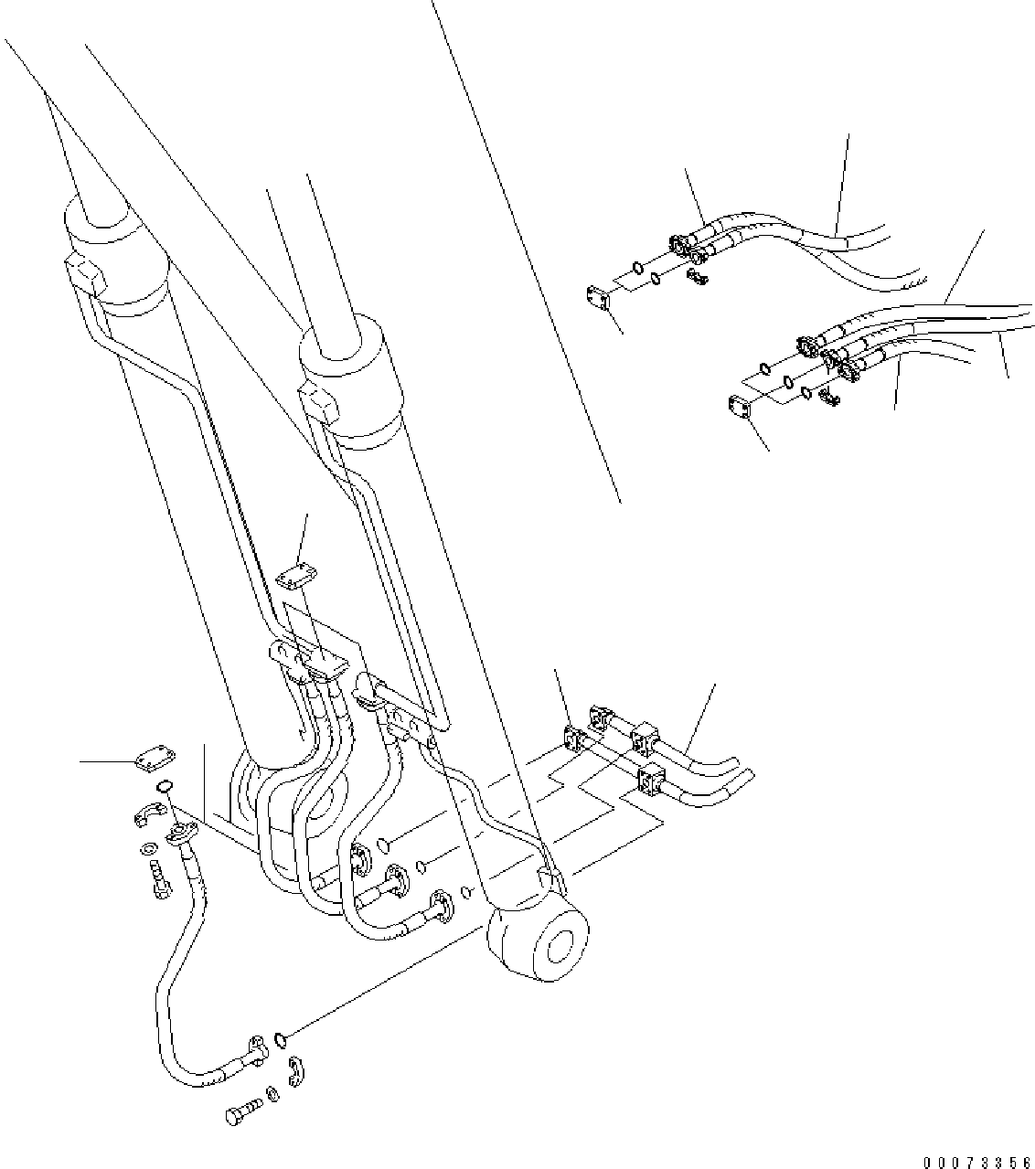 TUBE,(SEE FIG. H1210-01A0) (208-62-71271) KOMATSU