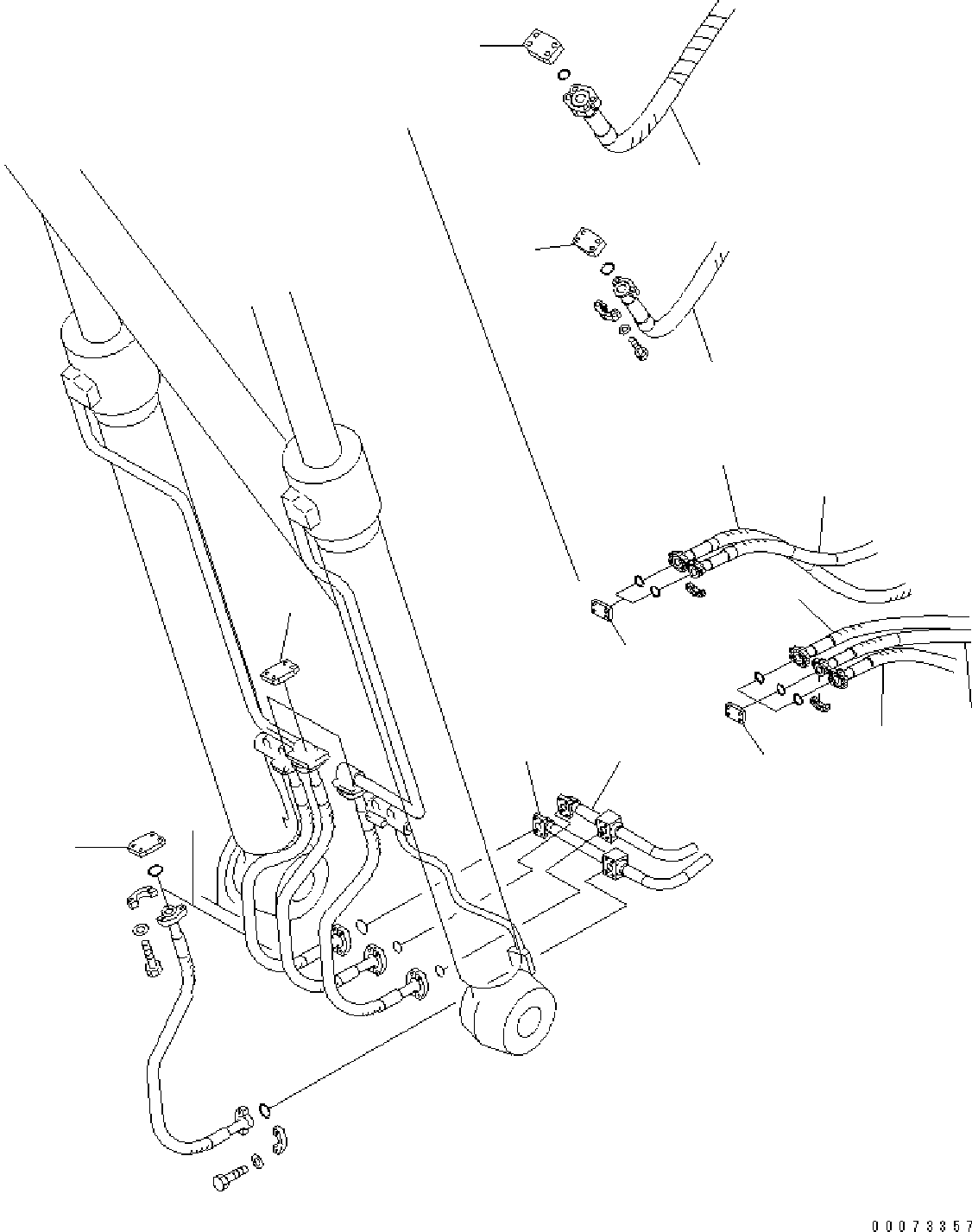 Шланг (208-62-72530) KOMATSU