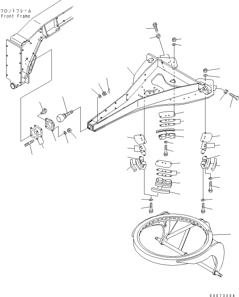 DRAWBAR 23A-70-41110 KOMATSU