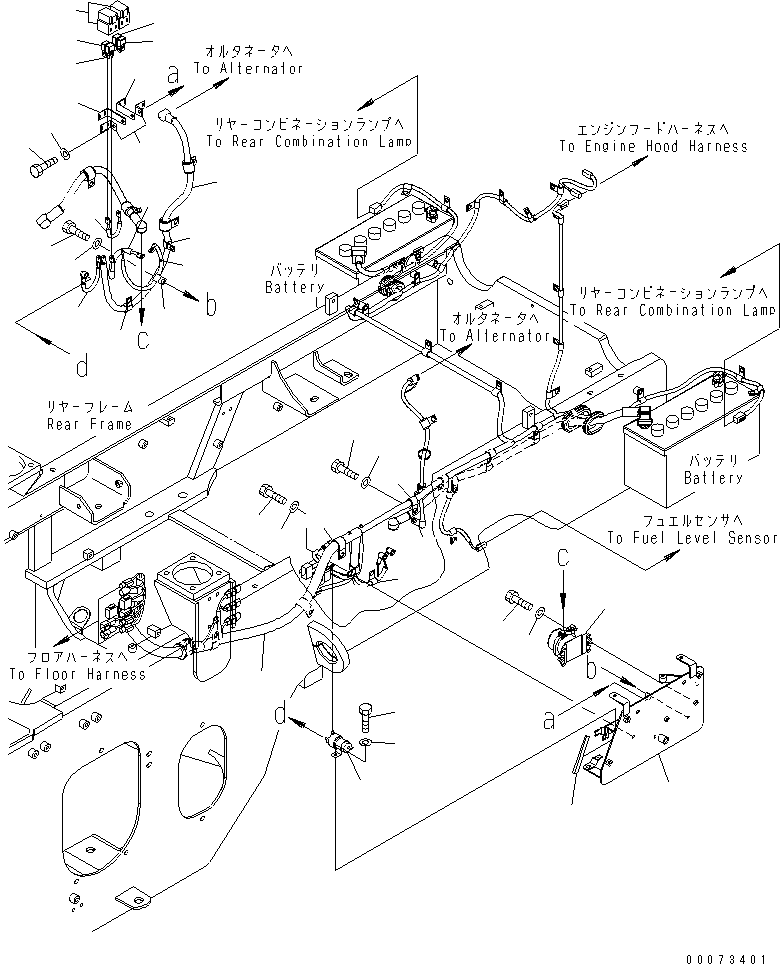Кабель 418-Z91-4230 KOMATSU