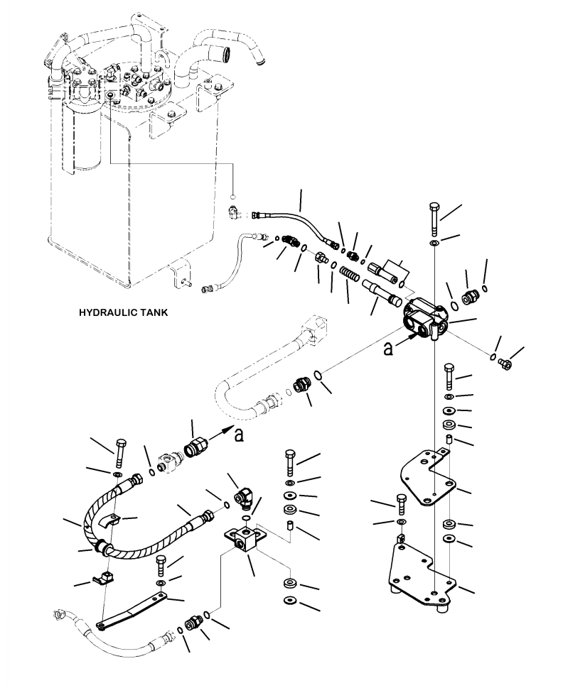 Шланг 418-62-41980 KOMATSU