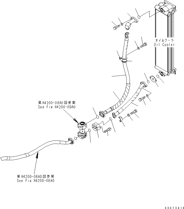 Трубка 418-62-48140 KOMATSU