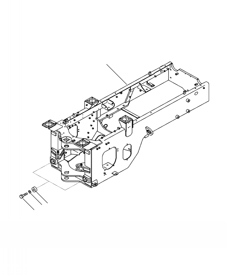 FRAME REWORK,REAR 418-873-4120 KOMATSU