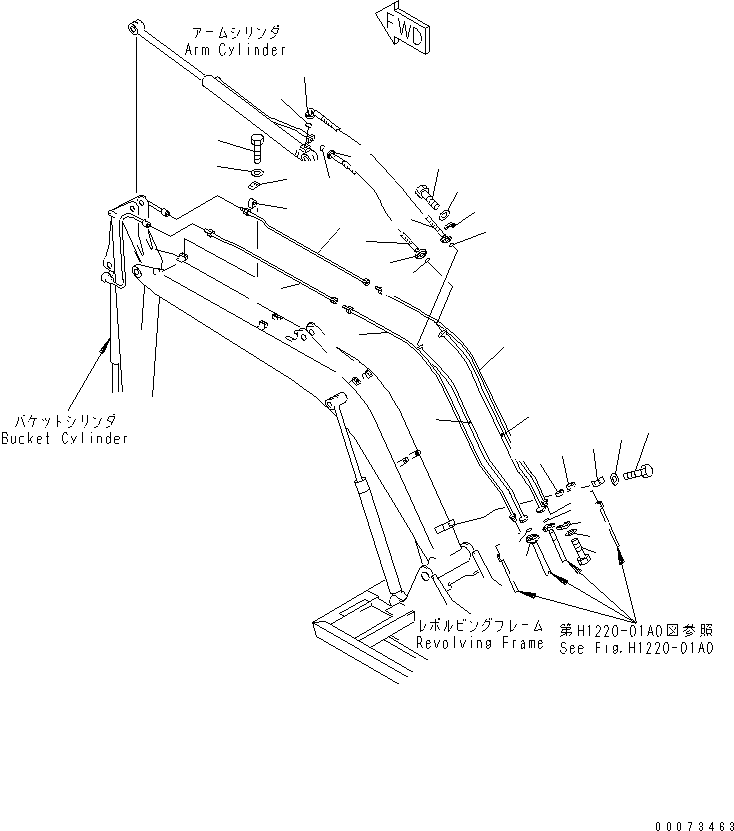 Шланг 07099-00608 KOMATSU