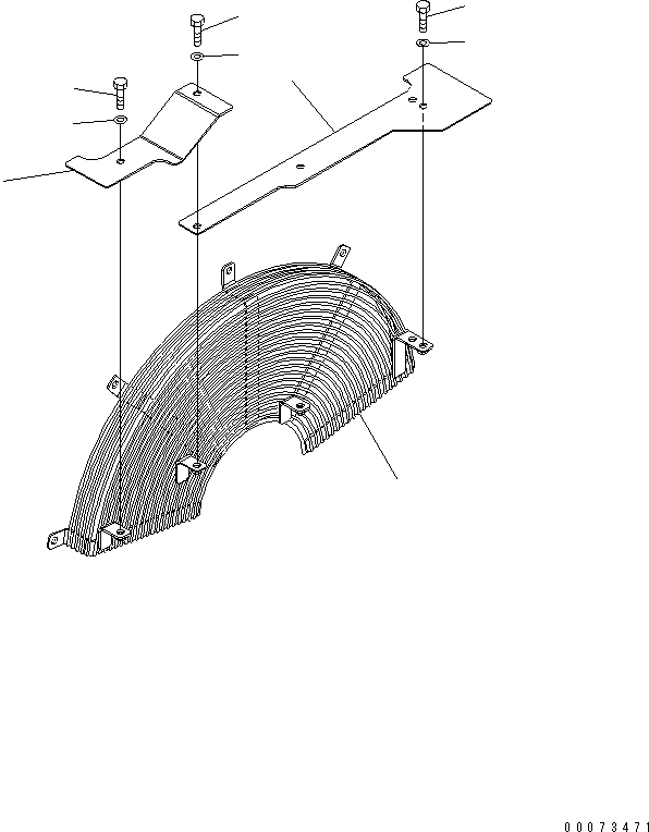 GUARD,(SEE FIG. C0100-04A0) (208-03-71931) KOMATSU