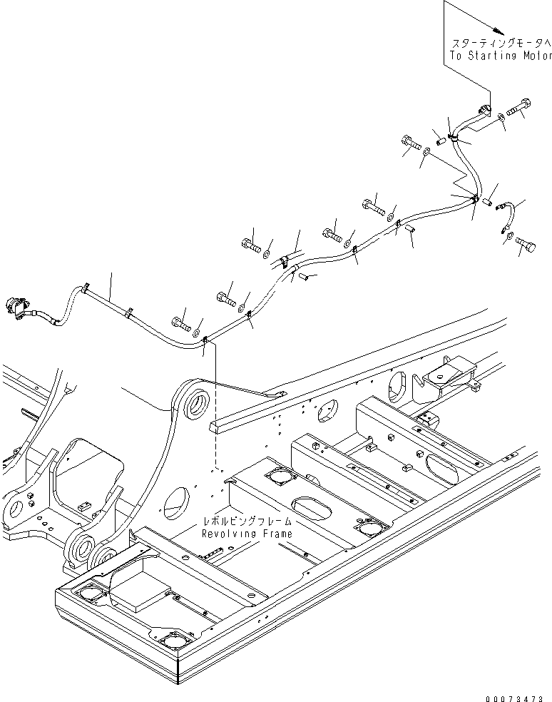 WIRE,(SEE FIG. E0200-01A0) (207-06-71141) KOMATSU