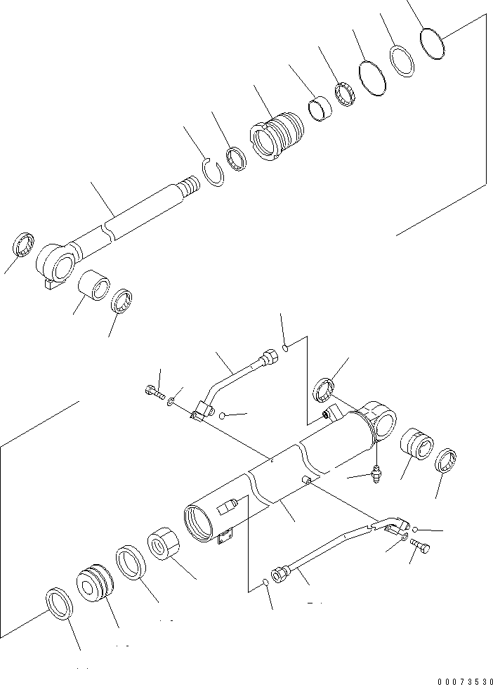 CYLINDER GROUP,(VIOLET BLUE) (\8\707-00-XA750) KOMATSU