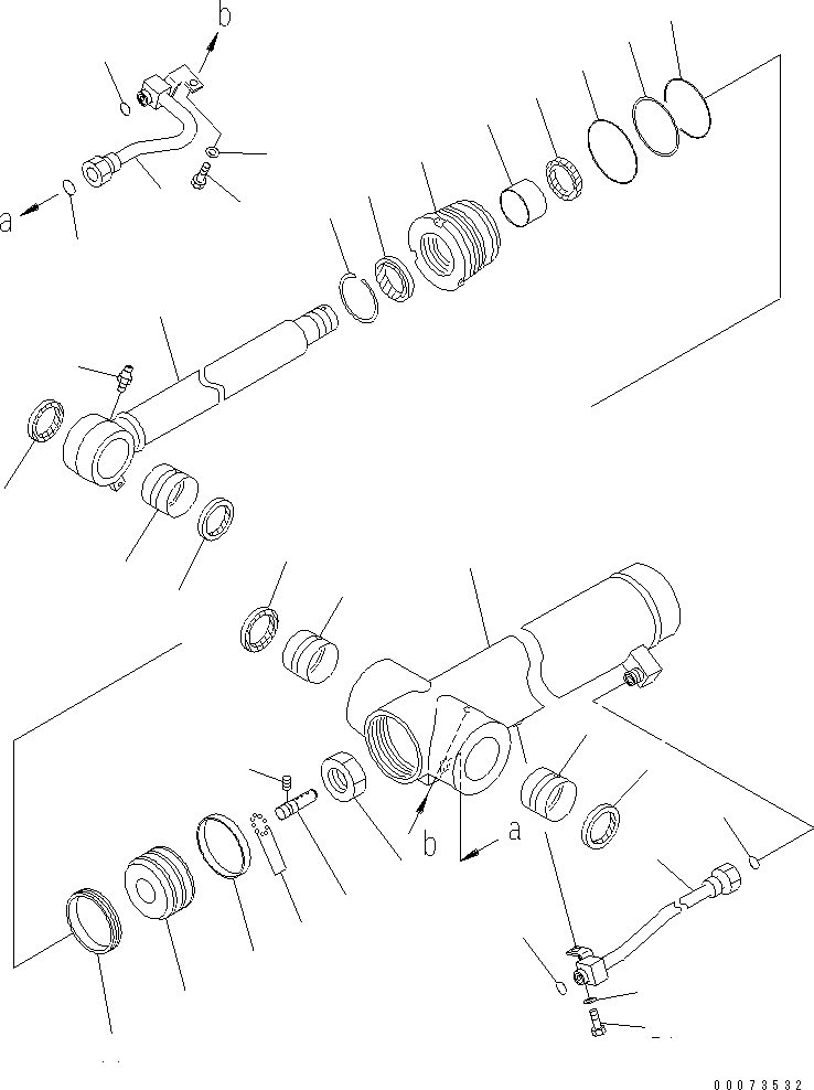 CYLINDER GROUP,(VIOLET BLUE) (\8\707-02-X0060) KOMATSU