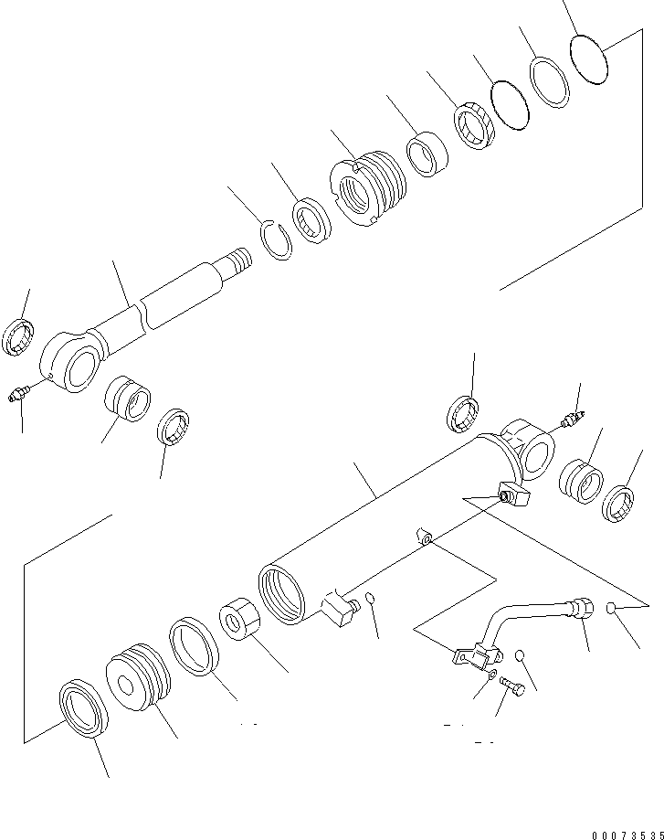 CYLINDER ASS'Y,OFFSET 707-00-0A770 KOMATSU