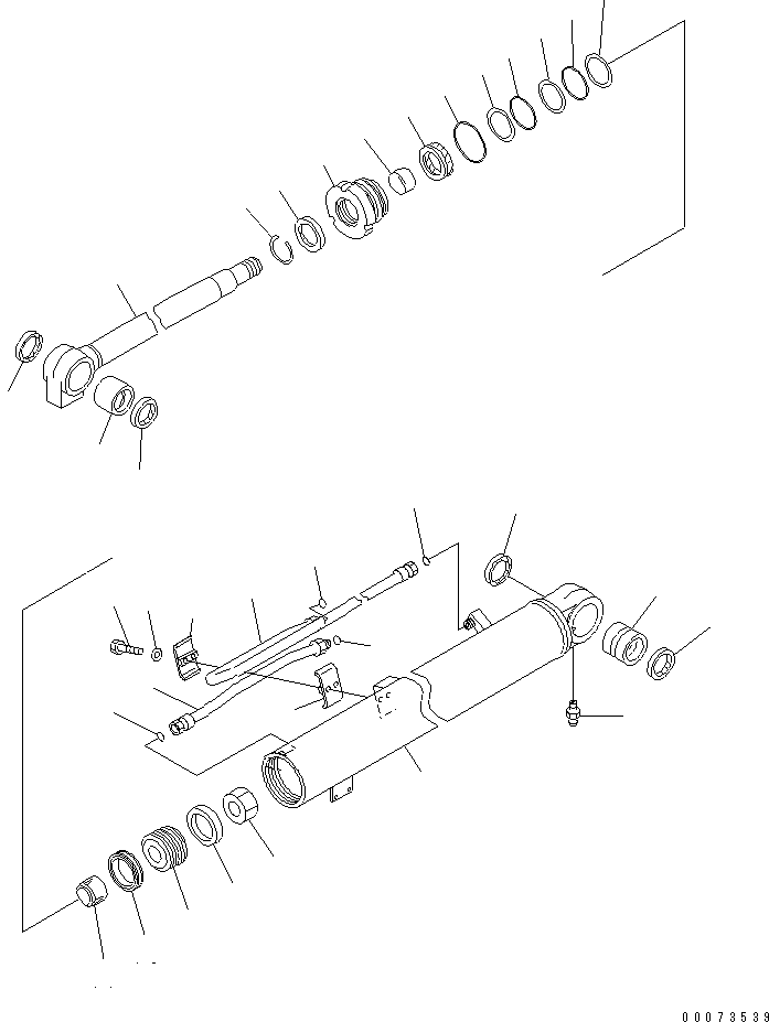 Трубка 707-86-47500 KOMATSU