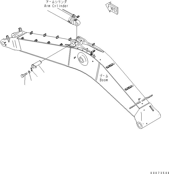 Палец 21M-70-11230 KOMATSU