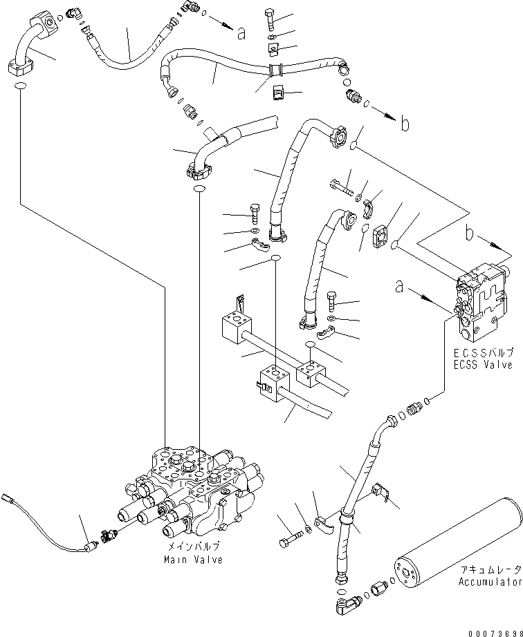 Шланг 419-T90-3441 KOMATSU