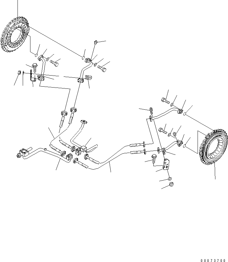 HOSE,(SEE FIG. H3511-02A0) (07296-01010) KOMATSU